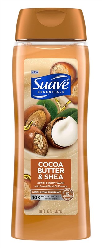 Suave Essentials Body Wash 18oz Cocoa Butter + Shea