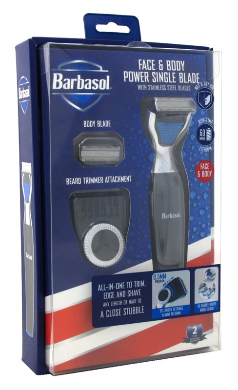 Barbasol Power Single Blade Face And Body Wet/Dry