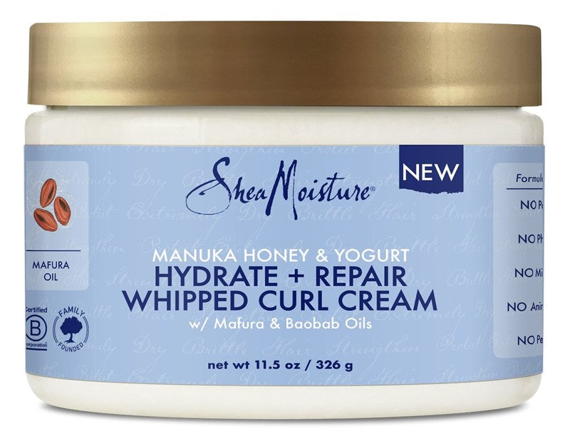 Shea Moisture Manuka Honey + Yogurt Whip Curl Cream 11.5oz