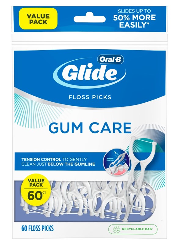 Oral-B Glide Floss Picks Gum Care 60 Count Value Pack