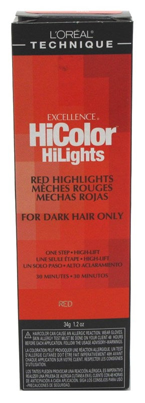 Loreal Excel Hicolor Hilights Red 1.2oz