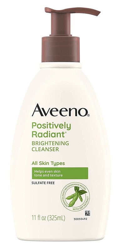 Aveeno Positively Radiant Brightening Cleanser 11oz