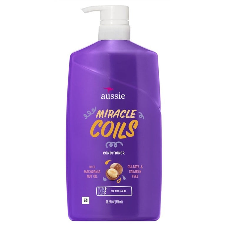 Aussie Conditioner Miracle Coils 26.2oz Pump Paraben-Free
