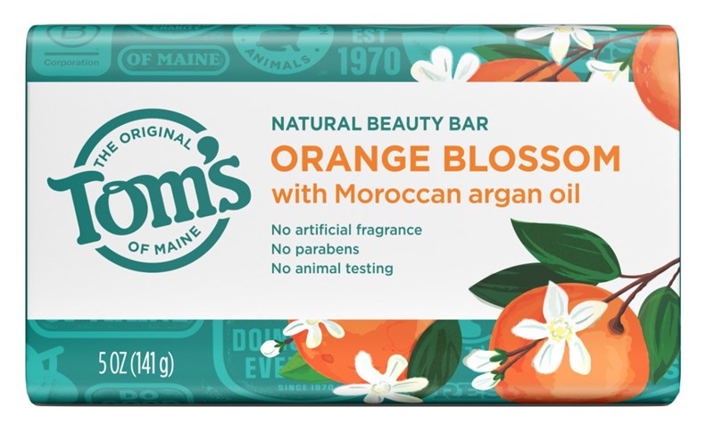 Toms Nat Beauty Bar Orange Blossom 5oz