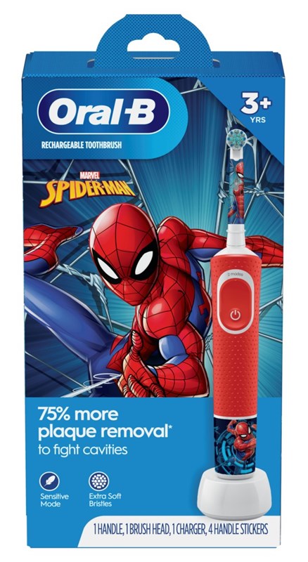 Oral-B Toothbrush Kids X-Soft Rechargeable Spiderman