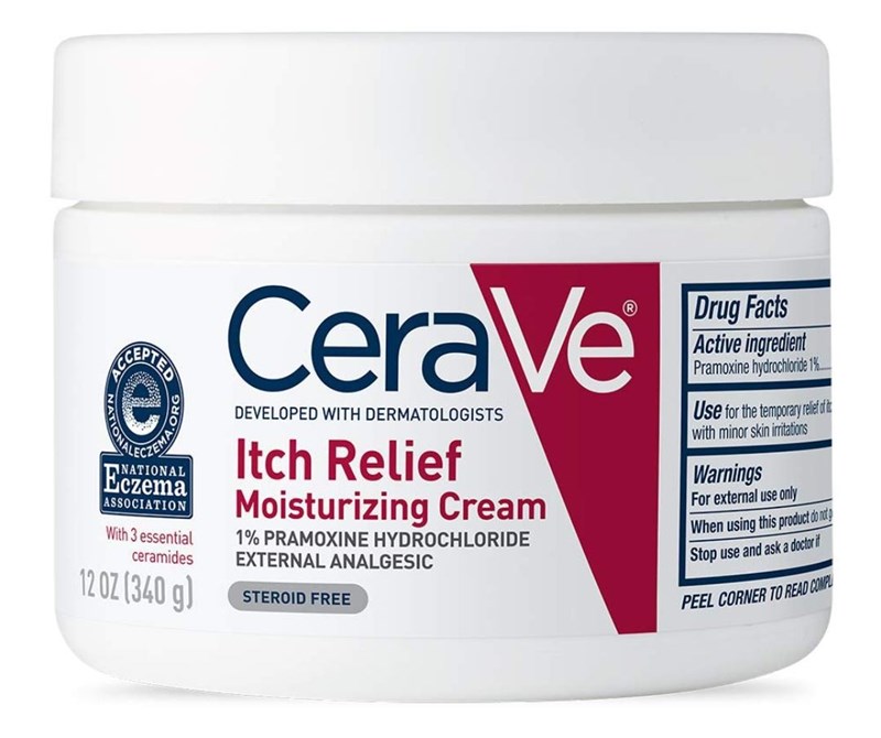 Cerave Itch Relief Cream Moisturizing 12oz Jar