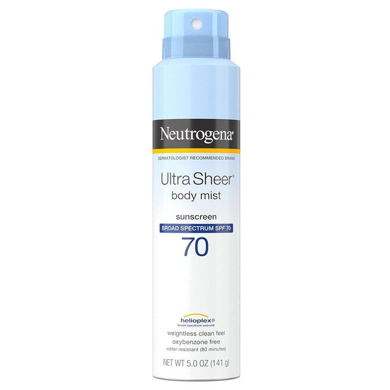 Neutrogena Ultra Sheer Spf#70 Body Mist 5oz
