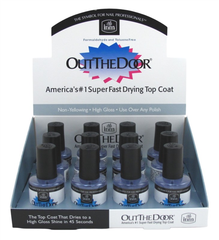 Out The Door Super Fast Drying Top Coat For Nails .5oz (12in)