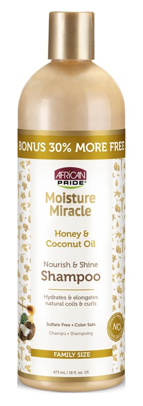 African Pride Shampoo Honey & Coconut Oil 16oz