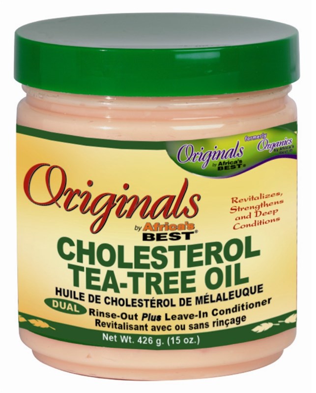 Africas Best Orig Cholestrol Teatree 15oz Jar