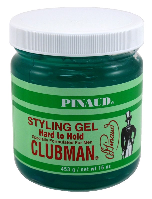 Clubman Style Gel Mens Hard To Hold 16oz Jar