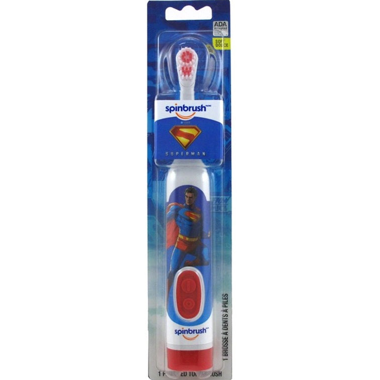 Spinbrush Powered Toothbrush Superman Soft