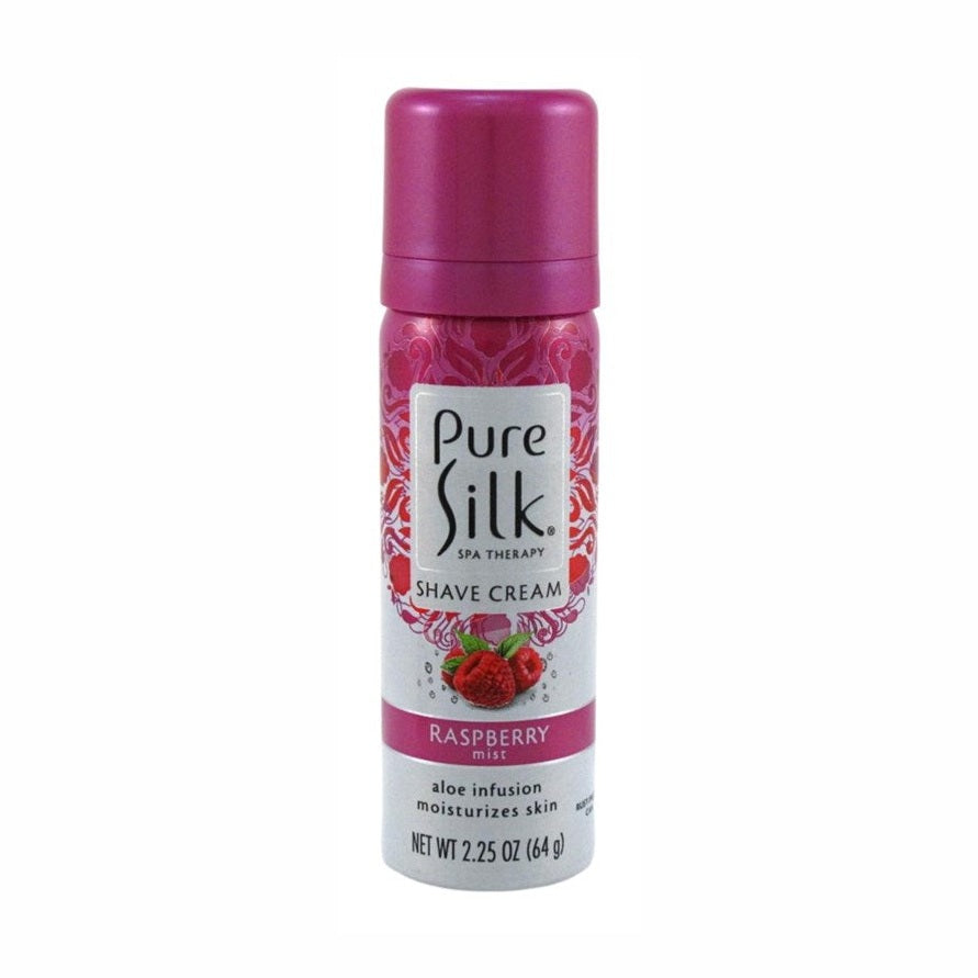 Pure Silk Shave Cream Raspberry Mist 2.25oz (12in)
