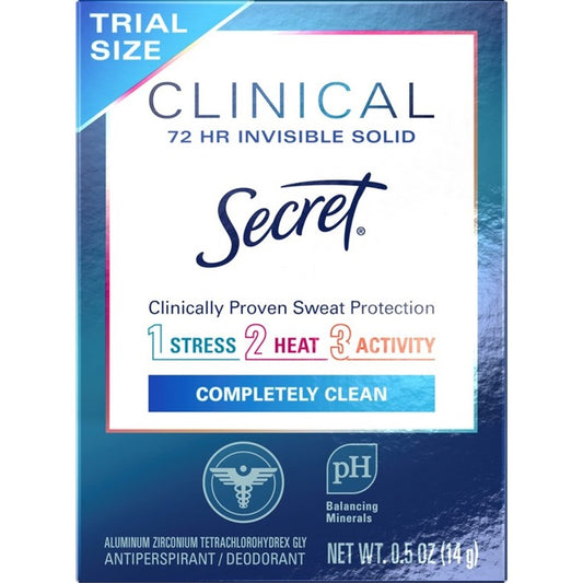 Secret Deodorant Clinical Completely Clean 0.5oz ( (1PC))