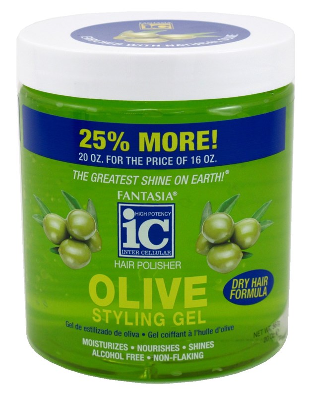 Fantasia Gel 20oz Bonus Olive Oil (Dry Hair Formula)