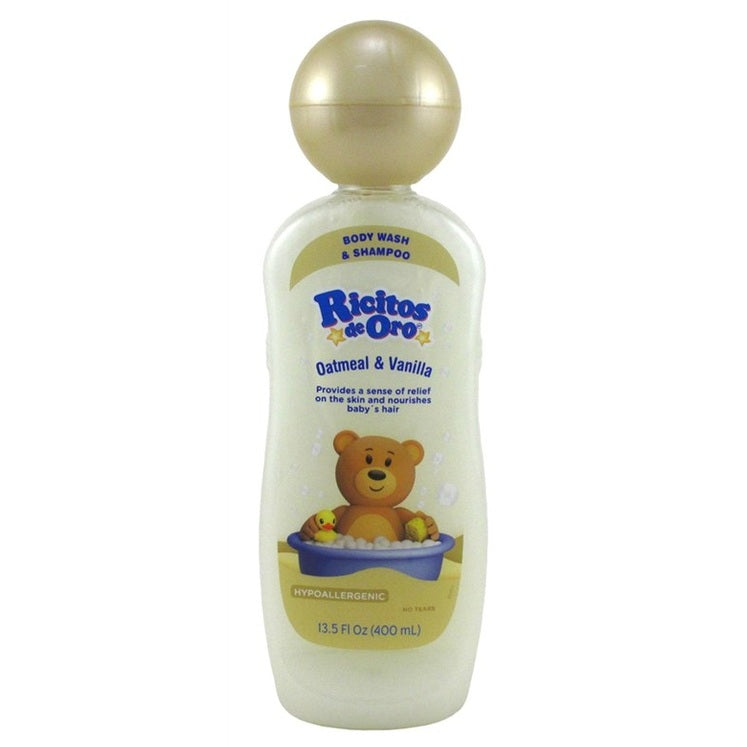 Ricitos De Oro Baby Body Wash & Shampoo Oat / Vanilla 13.5oz