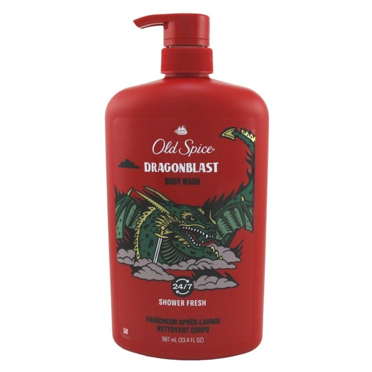 Old Spice Body Wash Dragon Blast 33.4oz Pump