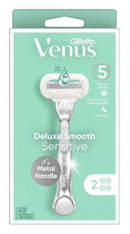 Gillette Venus Razor Deluxe Smooth Sensitive + 2 Refills