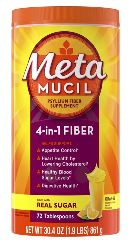 Metamucil 4-In-1 Fiber Powder Supplement 30.4oz