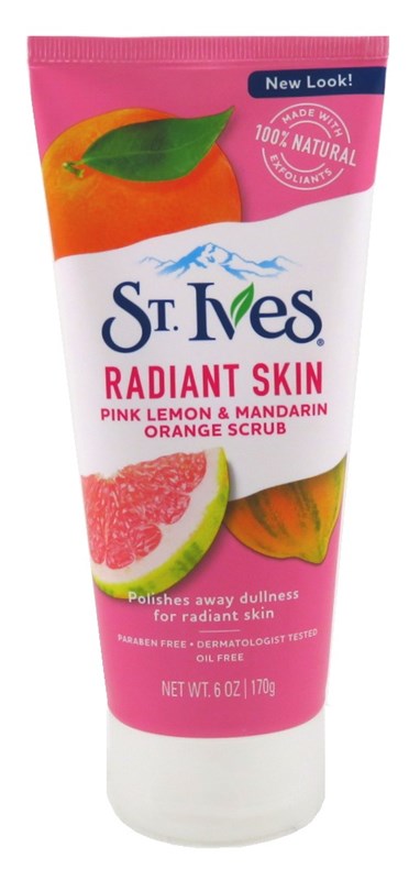 St Ives Scrub Even & Bright 6oz Pink Lemon - Orange