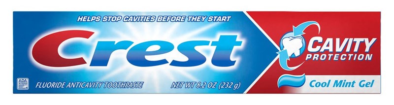 Crest Toothpaste 8.2oz Cavity Protection Cool Mint Gel