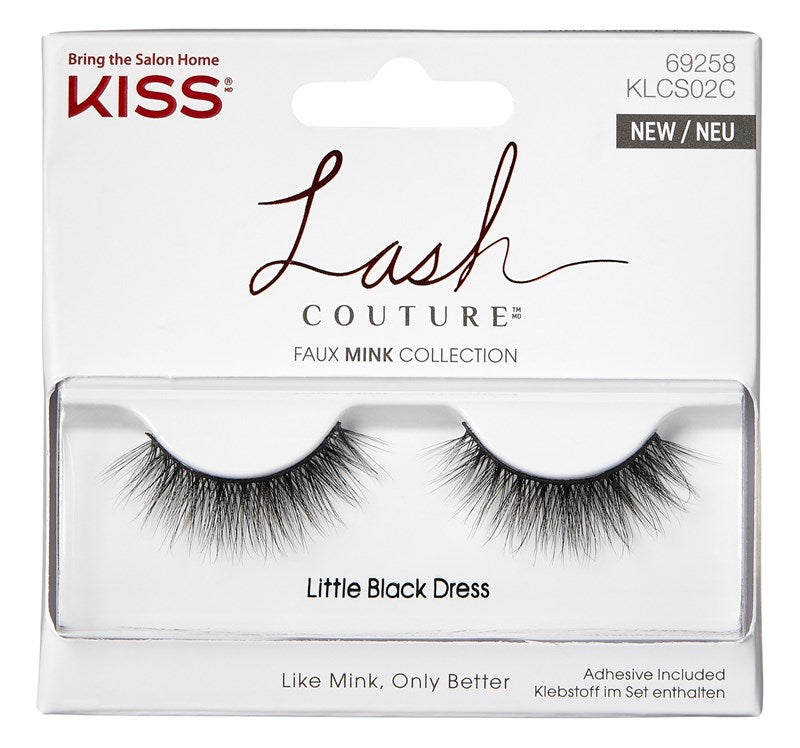 Kiss Lash Couture Faux Mink Little Black Dress