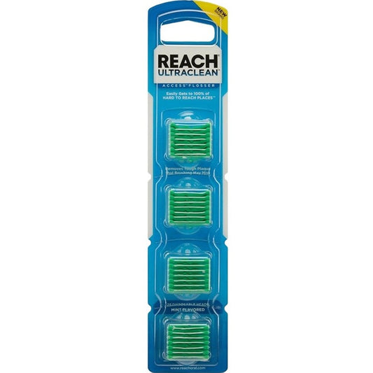 Reach Ultraclean Access Flosser Refill 28Ct Mint (6in)