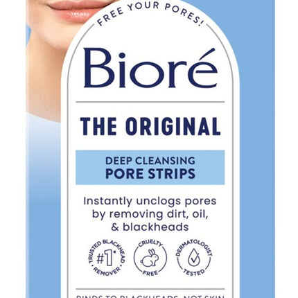 Biore Deep Cleansing Pore Strips 8 Count Nose