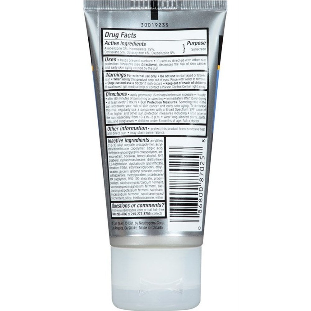 Neutrogena Sport Spf#70+ Face 2.5oz Tube