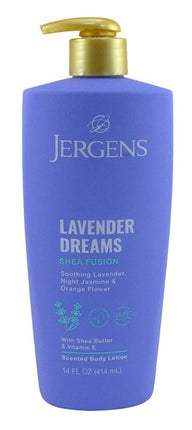 Jergens Shea Fusion Lavender Dreams Body Lotion 14oz Pump