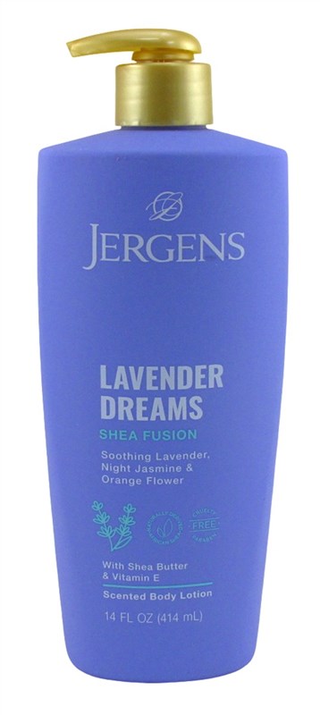 Jergens Shea Fusion Lavender Dreams Body Lotion 14oz Pump