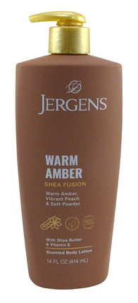 Jergens Shea Fusion Warm Amber Body Lotion 14oz Pump