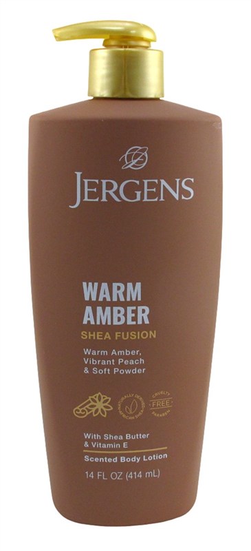 Jergens Shea Fusion Warm Amber Body Lotion 14oz Pump