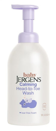 Jergens Baby Calming Head-To- Toe Wash 18oz Pump