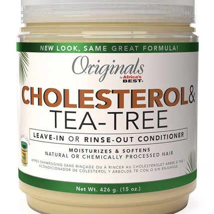Africas Best Orig Cholestrol Teatree 15oz Jar