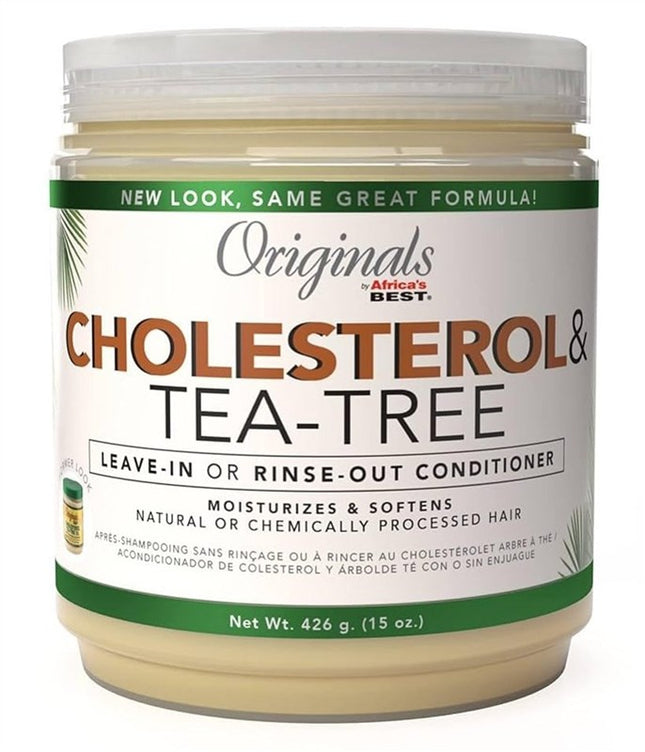 Africas Best Orig Cholestrol Teatree 15oz Jar