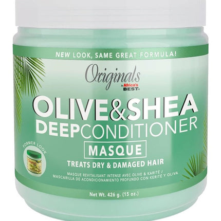 Africas Best Orig Olive & Shea Deep Conditioner Masque 15oz