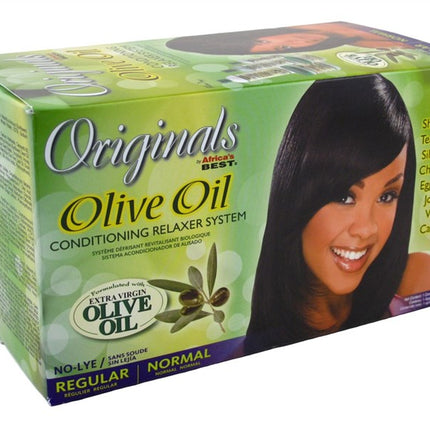 Africas Best Orig Relaxer Olive Oil Reg/Normal No-Lye