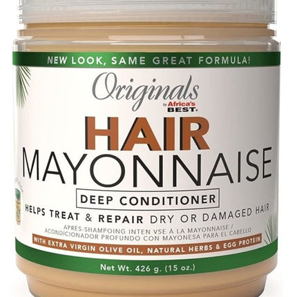 Africas Best Orig Hair Mayo Deep Conditioner 15oz Jar