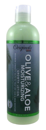 Africas Best Orig Olive & Aloe Moisturizing Grow Lotion 12oz