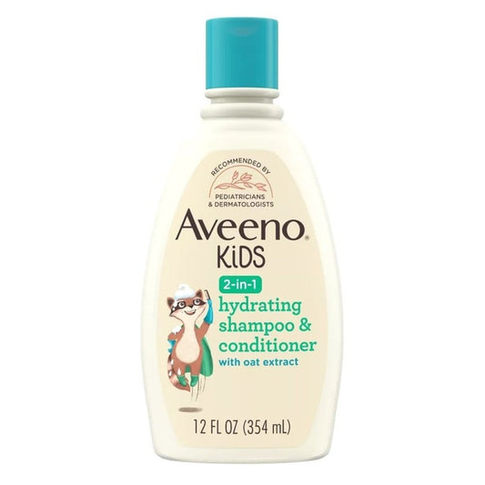 Aveeno Kids 2-In-1 Shampoo And Conditioner Hydrating 12oz