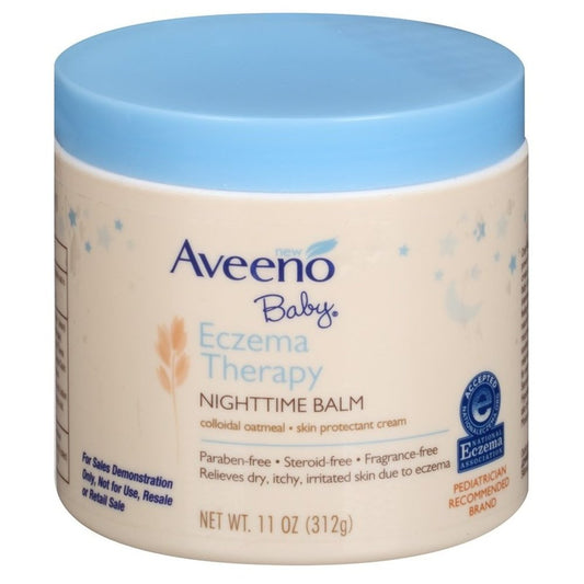 Aveeno Baby Eczema Therapy Night-Time Balm 11oz Jar