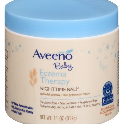 Aveeno Baby Eczema Therapy Night-Time Balm 11oz Jar