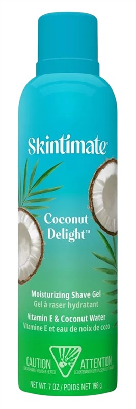 Skintimate Shave Gel Coconut Delight Moisturizing 7oz
