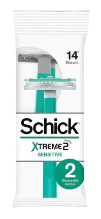 Schick Mens Xtreme2 Razor Sensitive Disposable