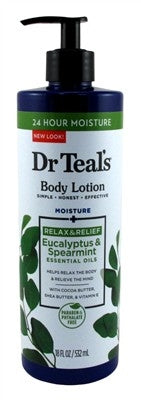 Dr Teals Body Lotion Relax & Relief Eucalypts/Spearmnt 18oz