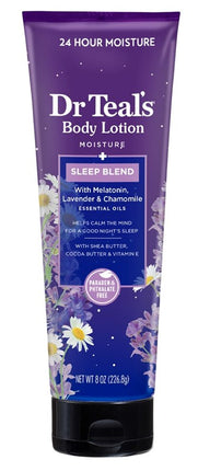 Dr Teals Body Lotion Sleep Blend With Melatonin 8oz Tube