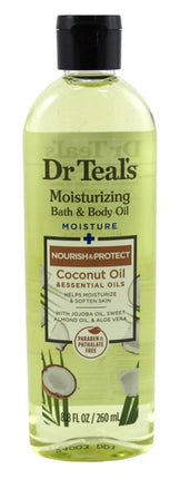 Dr Teals Bath & Body Oil Coconut Oil Nourishing 8.8oz