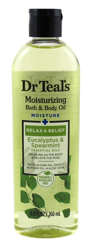 Dr Teals Bath & Body Oil Eucalyptus & Spearmint 8.8oz