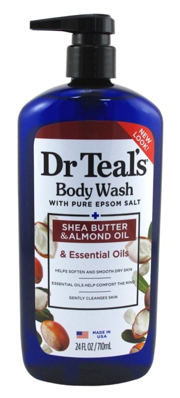 Dr Teals Body Wash Shea Butter & Almond Oil 24oz